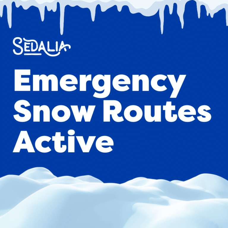Snow Rout Emergency Snow Routes Have Been Activated | City of Sedalia, MO