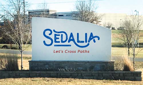 Sedalia Monument Sign